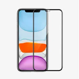 GRIPP Tempered Glass Screen Protector for iPhone 11, 6.1 Inch (Black)-44