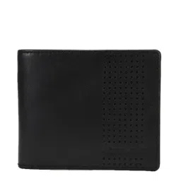 Woodland Black Leather Bi-Fold Wallet for Men-image-79