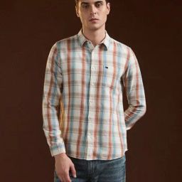 The Bear House Multi Slim Fit Checks Shirt-image-87