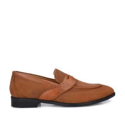 El Paso Men's Tan Formal Loafers-image-22