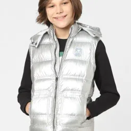 Jack & Jones Junior Silver Cotton Regular Fit Fit Jacket-image-90