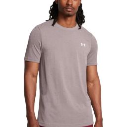 Under Armour Grey Slim Fit Logo Printed Sports T-Shirt-picture-10