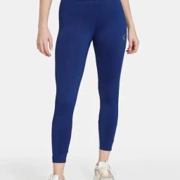 Zelocity by Zivame Blue Rapid Dry Tights-image-44