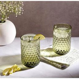 India Circus By Krshna Mehta Multi Glass Printed Drinking Glasses-picture-16