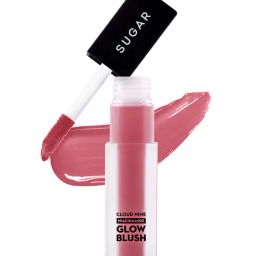 SUGAR Cosmetics Cloud Nine Niacinamide Glow Blush 01 Bare Magic - 7.6 ml image 3
