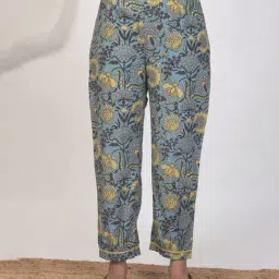 Akiso Gulkari Irani Pants In Blue And Yellow-picture-29