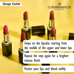 COLORESSENCE Moist Matte Lip Color Fab Fuschia - 4 gm image 5