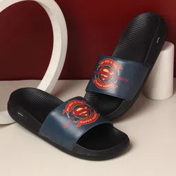 yoho Men Superman Printed Sliders-81