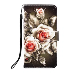 PEEPERLY Floral Printed iPhone 15 Pro Flip Case Mobile Accessories-58