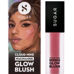 SUGAR Cosmetics Cloud Nine Niacinamide Glow Blush 01 Bare Magic - 7.6 ml image 2