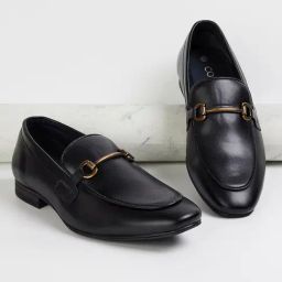 Code by Lifestyle Men's Black Formal Loafers-17