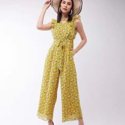 Miss Chase Yellow Floral Print Jumpsuit-picture-10