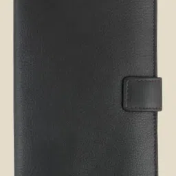 Kara Black Solid Bi-Fold Leather Wallet-21