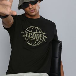 R Code by The Roadster Life Co Men Graphic Printed T-shirt-image-60