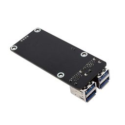 Waveshare PCIe To 4-Ch USB3.2 Gen1 Board (C) For Raspberry Pi 5, Up To 5Gbps Transmission Speed, Driver-Free, Plug And Play, Raspberry Pi 5 PCIe Adapter image 2