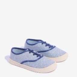 Yellow by Westside Blue Stripe Printed Lace-Up Shoes-image-73