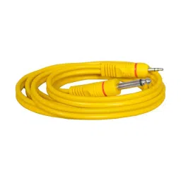 CRYSTONICS TV-out Cable 1.86 m, 6.35 mm Male Mono to 3.5 mm Male Stereo Audio Cable (Yellow)-13
