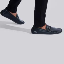 Neemans Men's Black Casual Loafers-image-10