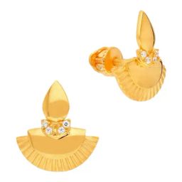 Malabar Gold & Diamonds 22k Yellow Gold Stud Earrings for Women-image-65