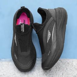 Red Tape Women's Comfort Strides Jet Black Running Shoes-image-25