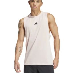 Adidas Pink Regular Fit Tank Tee-image-80