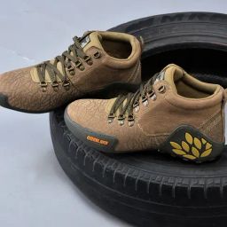 Woodland Men's Dubai Khaki Ankle High Sneakers-image-3