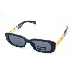 STEVE MADDEN Black Oversize Irregular Sunglasses for Women-picture-42