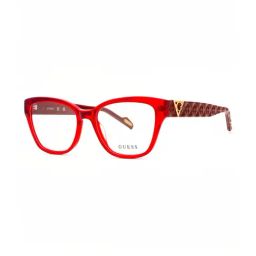 Guess GU5021053066FR Red Square Eyewear Frames for Women-picture-26