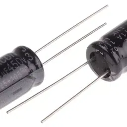RS PRO Electrolytic Capacitor, Capacitance 3.3 µF, Voltage 450 V DC, Model No 7112119 (Pack of 10)-43