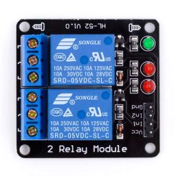 2 Channel 5V Relay Module Control Devices Directly Without Optocouplers Compatible With Arduino Raspberry Pi And Other Microcontrollers - RS29112 Channel 5V Relay Module Control Devices Directly Without Optocouplers Compatible With Arduino Raspberry Pi And Other Microcontrollers - RS2911 image 3