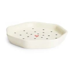 Haus & Kinder White Ceramic Dinner Plate (Dia: 18cm)-image-33