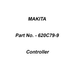 Makita Controller Suitable For DUN500W, Part No 620C79-9-13