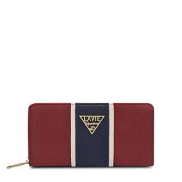lavie signature Lavie Red Color Block Wallet image 2