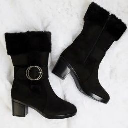 Ginger by Lifestyle Women's Black Casual Booties-image-57