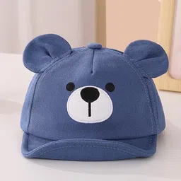 Babymoon Kids Bear Design Cotton Baseball Cap-image-80