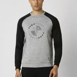 Van Heusen Grey Regular Fit Printed Sweatshirt-picture-27