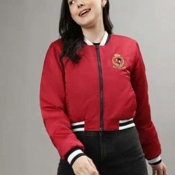 Iconic Red Plain Jacket-picture-24