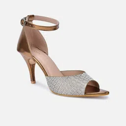 VALIOSAA Embellished Peep Toes Kitten Heels-14