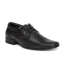 Red Chief Men Black Leather Derbys-image-47