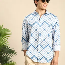 Mast & Harbour Relaxed Fit Dyed Casual Shirt-picture-11