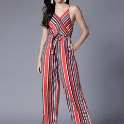 Tokyo Talkies Multicoloured Printed Basic Jumpsuit-picture-32