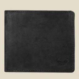 Bern Black Solid Bi-Fold Leather Wallet-image-55