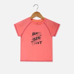 Allen Solly Junior Coral Graphic Print T-Shirt-image-1