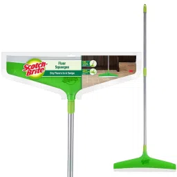 Scotch-Brite Plastic Squeegee Bathroom Wiper Green & Silver for Floors & Tiles, (Pack of 12)-picture-9