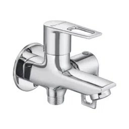 Parryware Two Way Bib Cock Espirion Series Silver Stainless Steel Chrome Finish, T7234A1-22