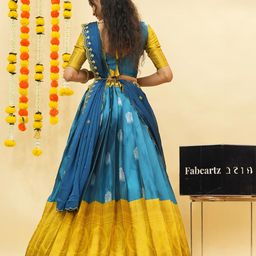 Fabcartz Semi-Stitched Lehenga & Unstitched Blouse With Dupatta image 3