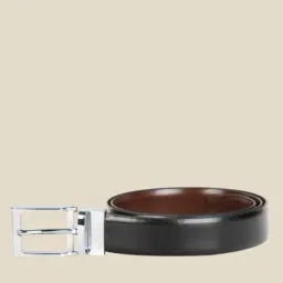 Kara Black Solid Leather Belt-image-10
