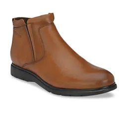 Delize Men Brown Flat Boots-image-50