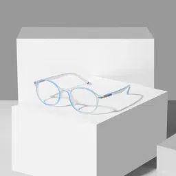 Enrico Eyewear Blue Round Unisex Eye Frames - Computer Glasses-picture-43