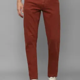 Allen Solly Jeans Maroon Skinny Fit Jeans-picture-3